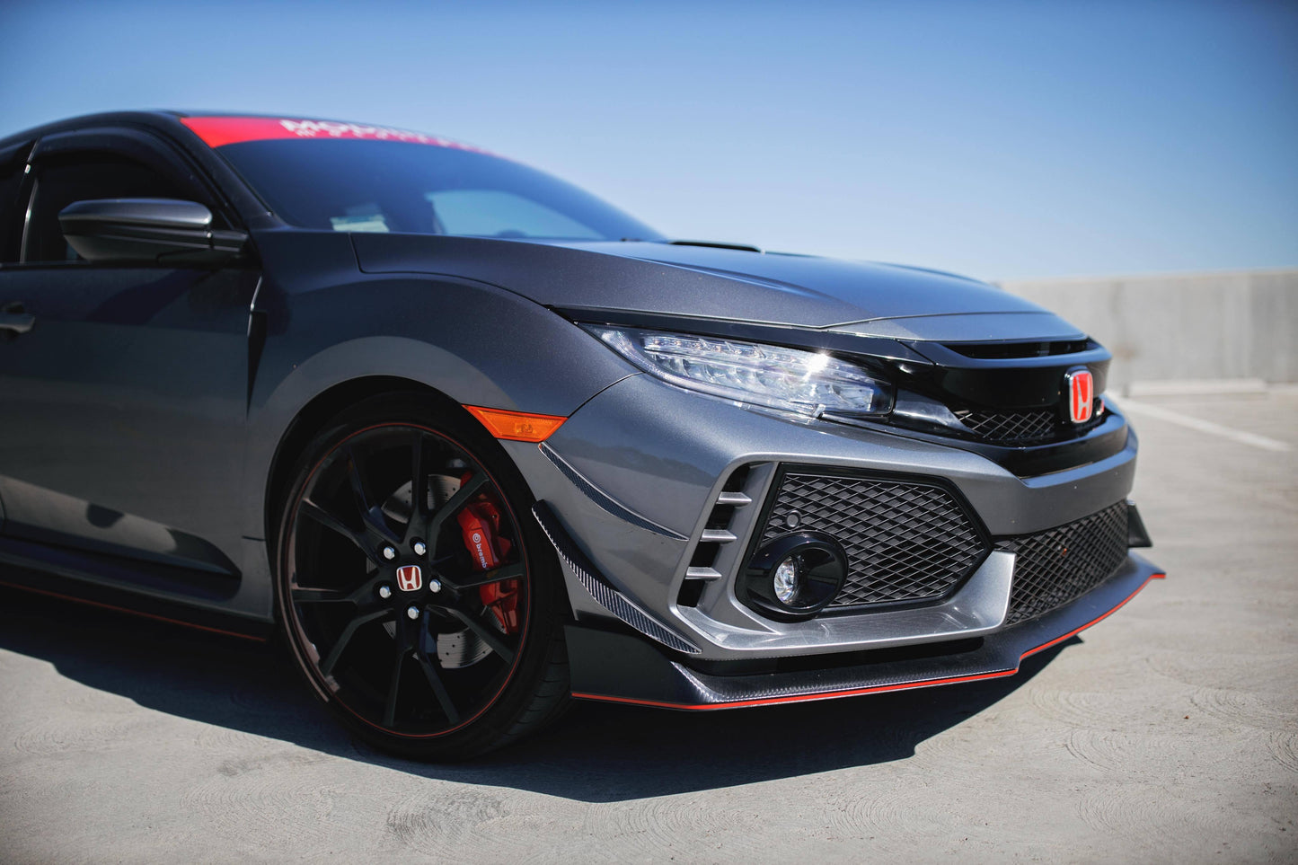 2017- 2020 Honda Civic Type R Canards V1 ( Carbon )