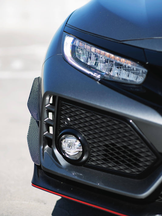 2017- 2020 Honda Civic Type R Canards V1 ( Carbon )