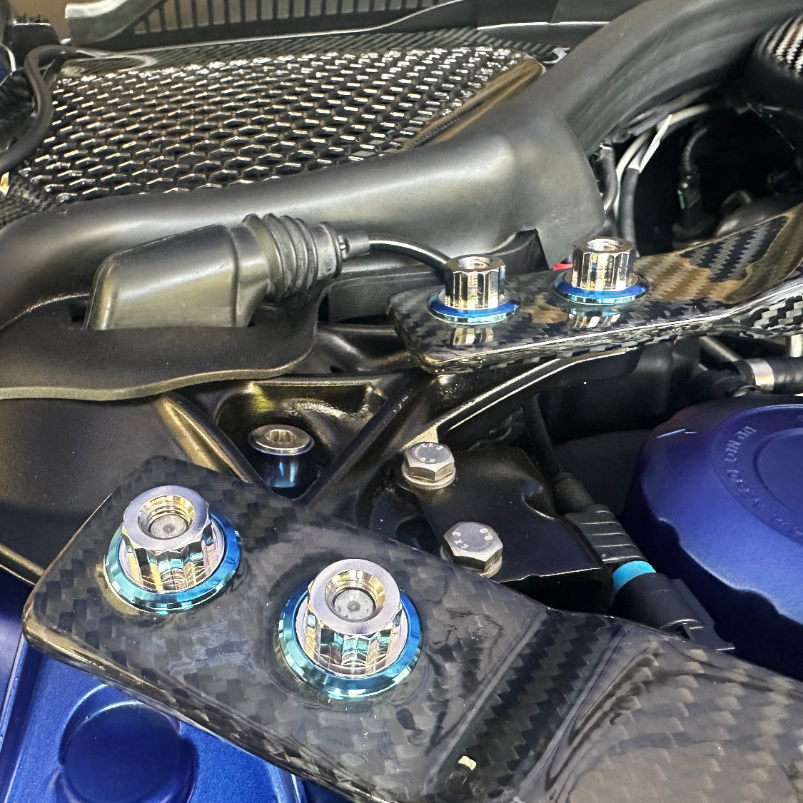 JDC Titanium Strut Brace Hardware Kit | 2021-2026 BMW M3/M4 | House of Apex - House of Apex