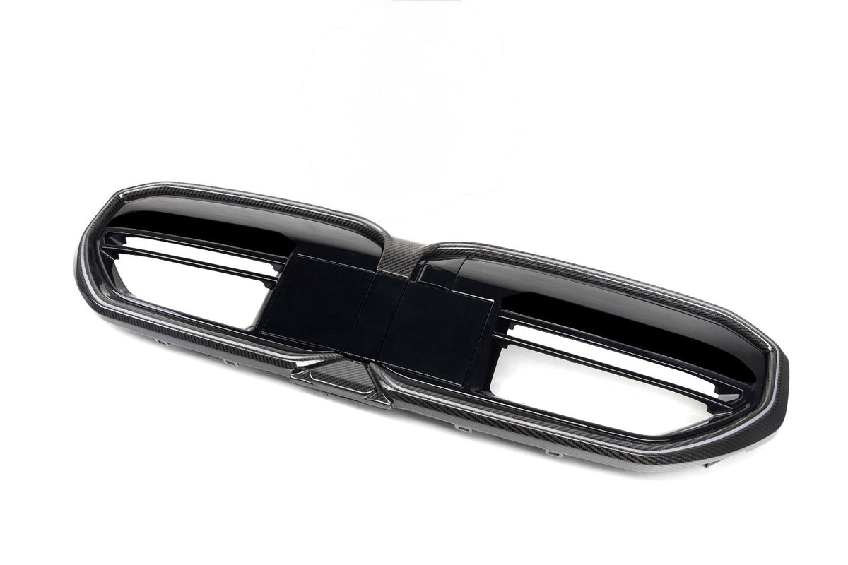 G90/G99 M5/G60 5 SERIES DRY CARBON FIBER SQ FRONT GRILL REPLACEMENT