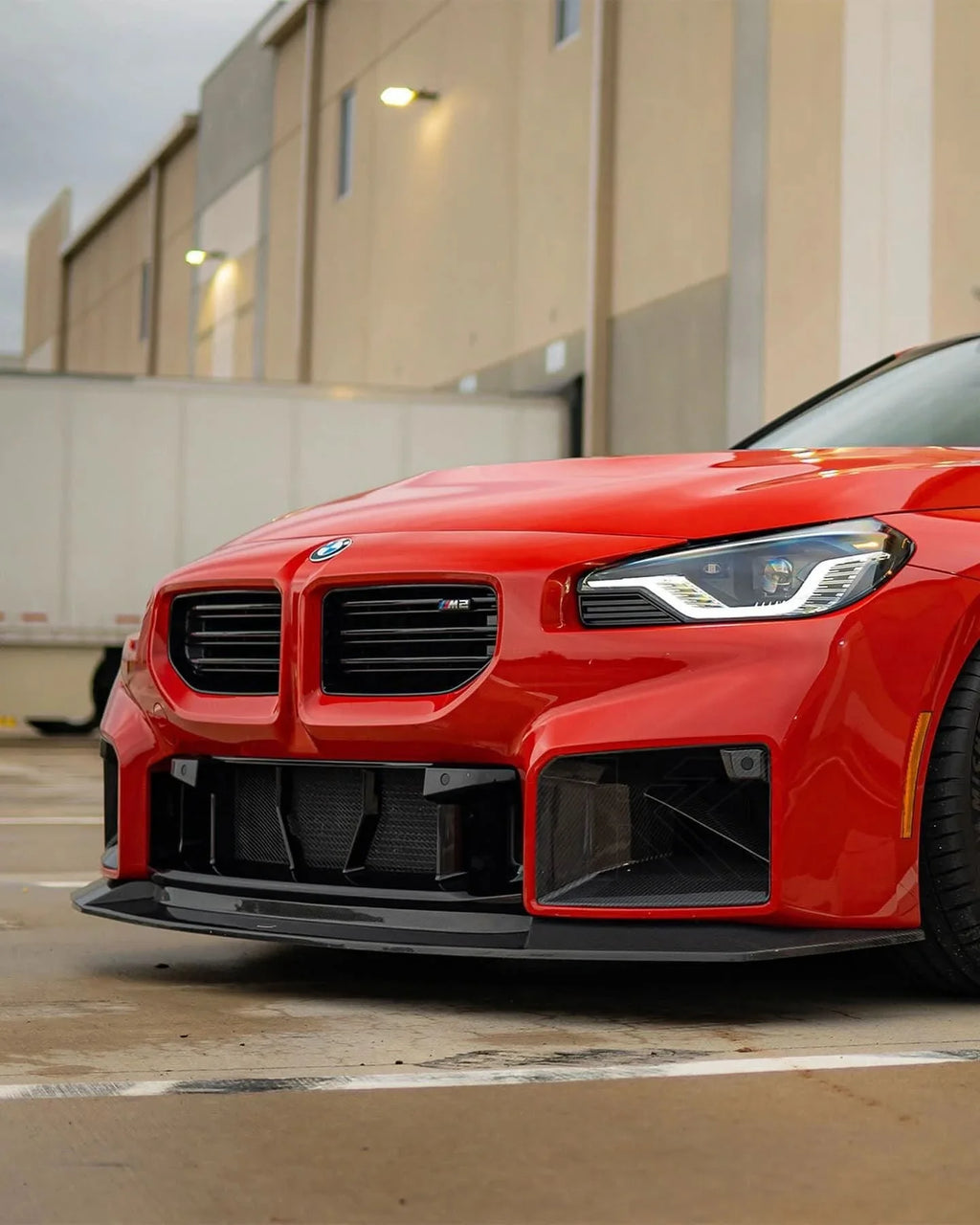 BMW 2 Series G87 M2 MHC Style Carbon Fiber Front Lip (2023+)