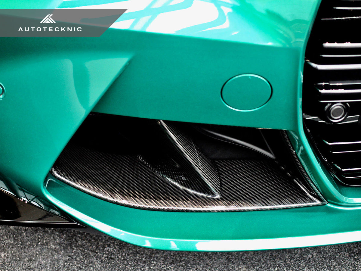 AutoTecknic Dry Carbon Front Bumper Lower Vent Set - G80 M3 | G82/ G83 M4
