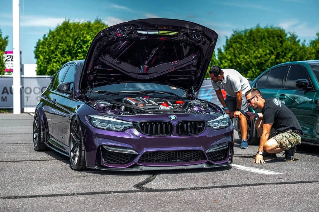 BMW 3 Series F80 M3 F82 F83 M4 CS Style Carbon Fiber Front Lip (2015 - 2019)