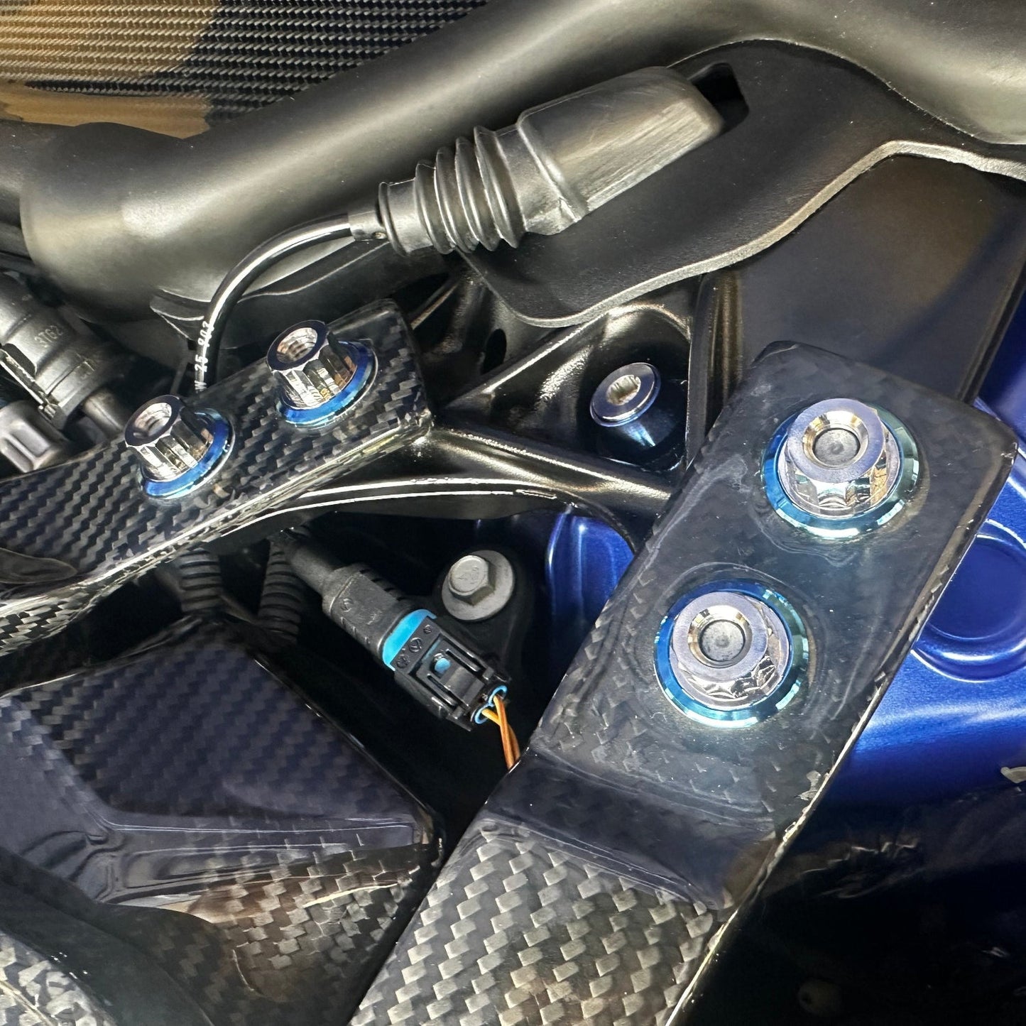 JDC Titanium Strut Brace Hardware Kit | 2021-2026 BMW M3/M4 | House of Apex - House of Apex