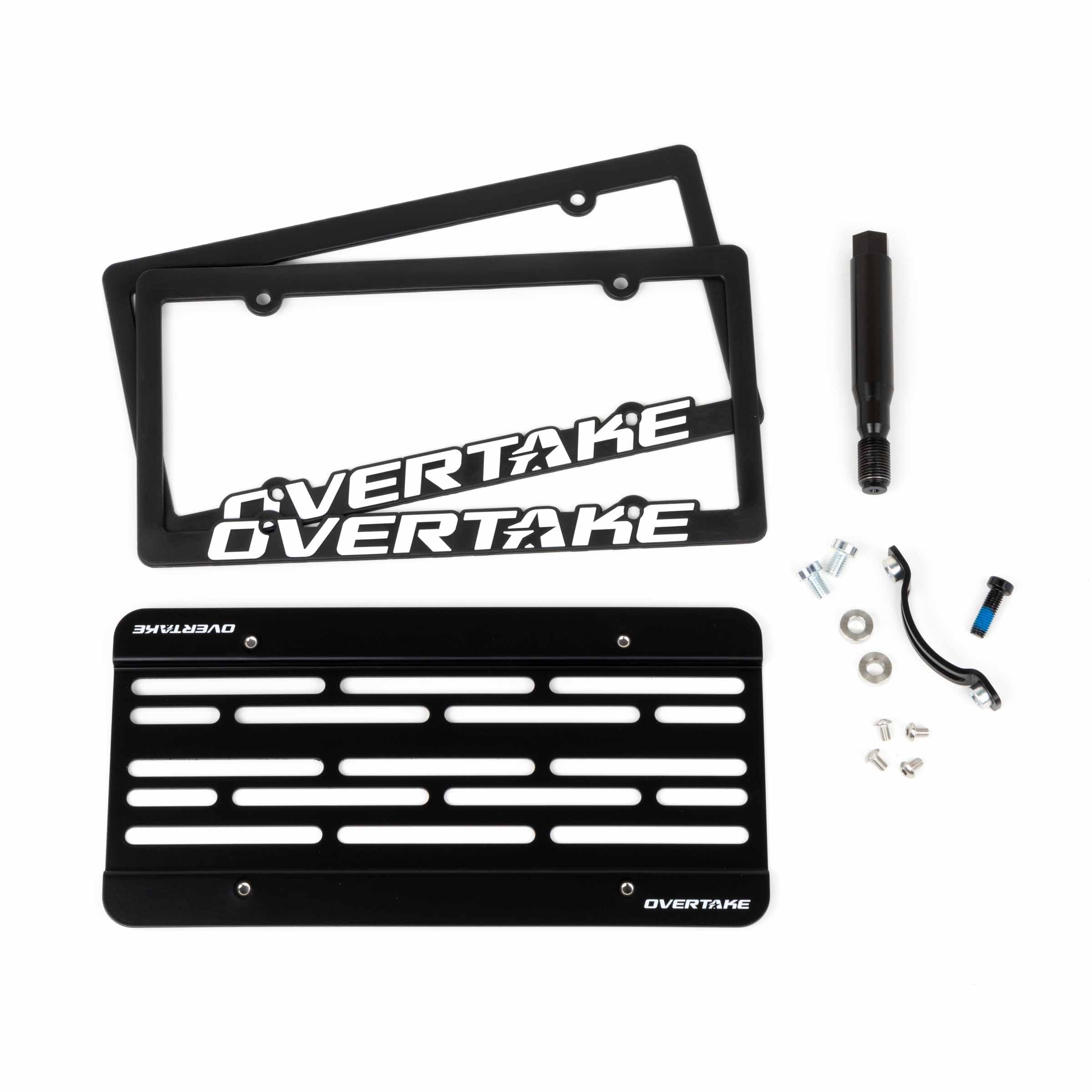 OVERTAKE MaxxAdjust License Plate Relocation Kit - Subaru 2008-2014 WRX, 2008-2014 STI
