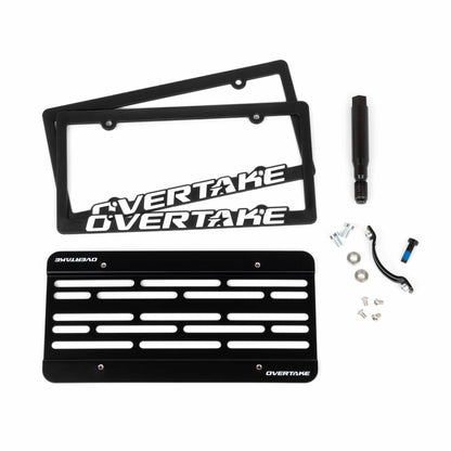 OVERTAKE MaxxAdjust License Plate Relocation Kit - Subaru 2002-2007 WRX, 2004-2007 STI