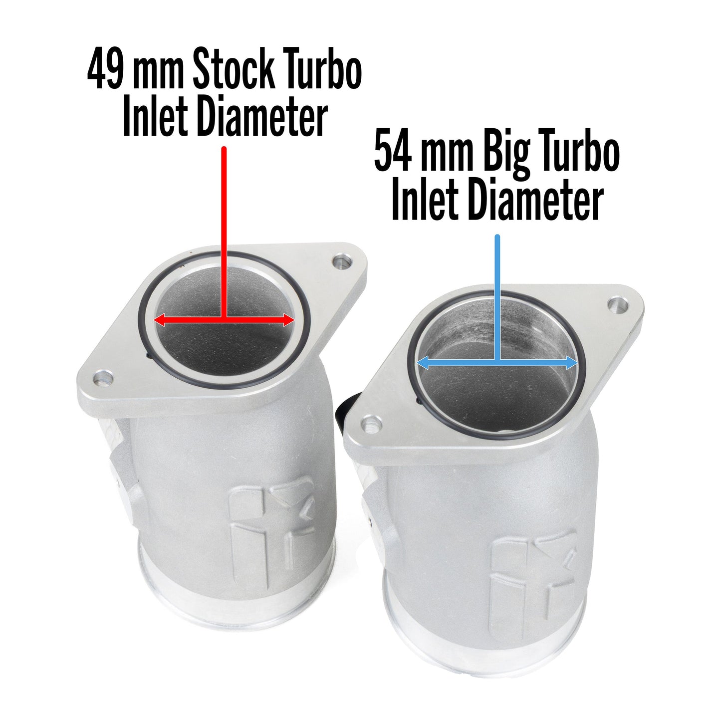 OVERTAKE Aluminum BIG TURBO Inlet - Subaru 2015-2021 WRX