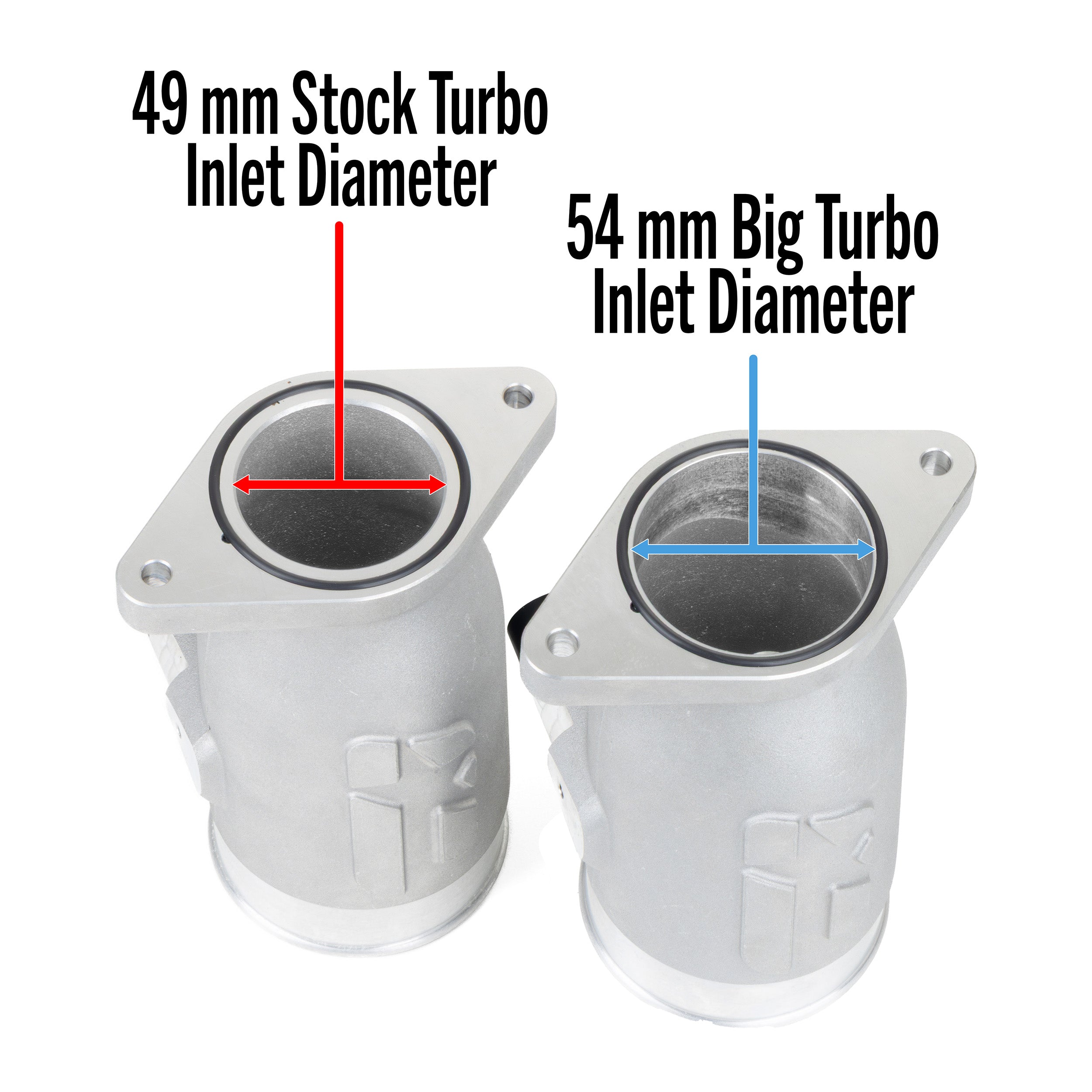 OVERTAKE Aluminum BIG TURBO Inlet - Subaru 2015-2021 WRX
