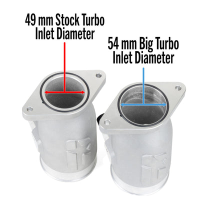 OVERTAKE Aluminum BIG TURBO Inlet - Subaru 2015-2021 WRX