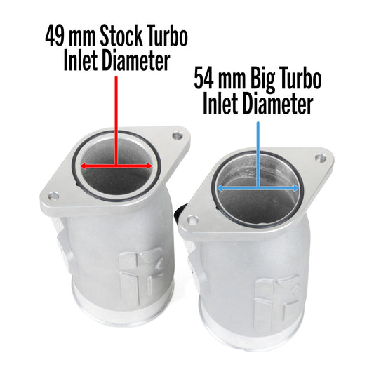 OVERTAKE Aluminum BIG TURBO Inlet - Subaru 2015-2021 WRX