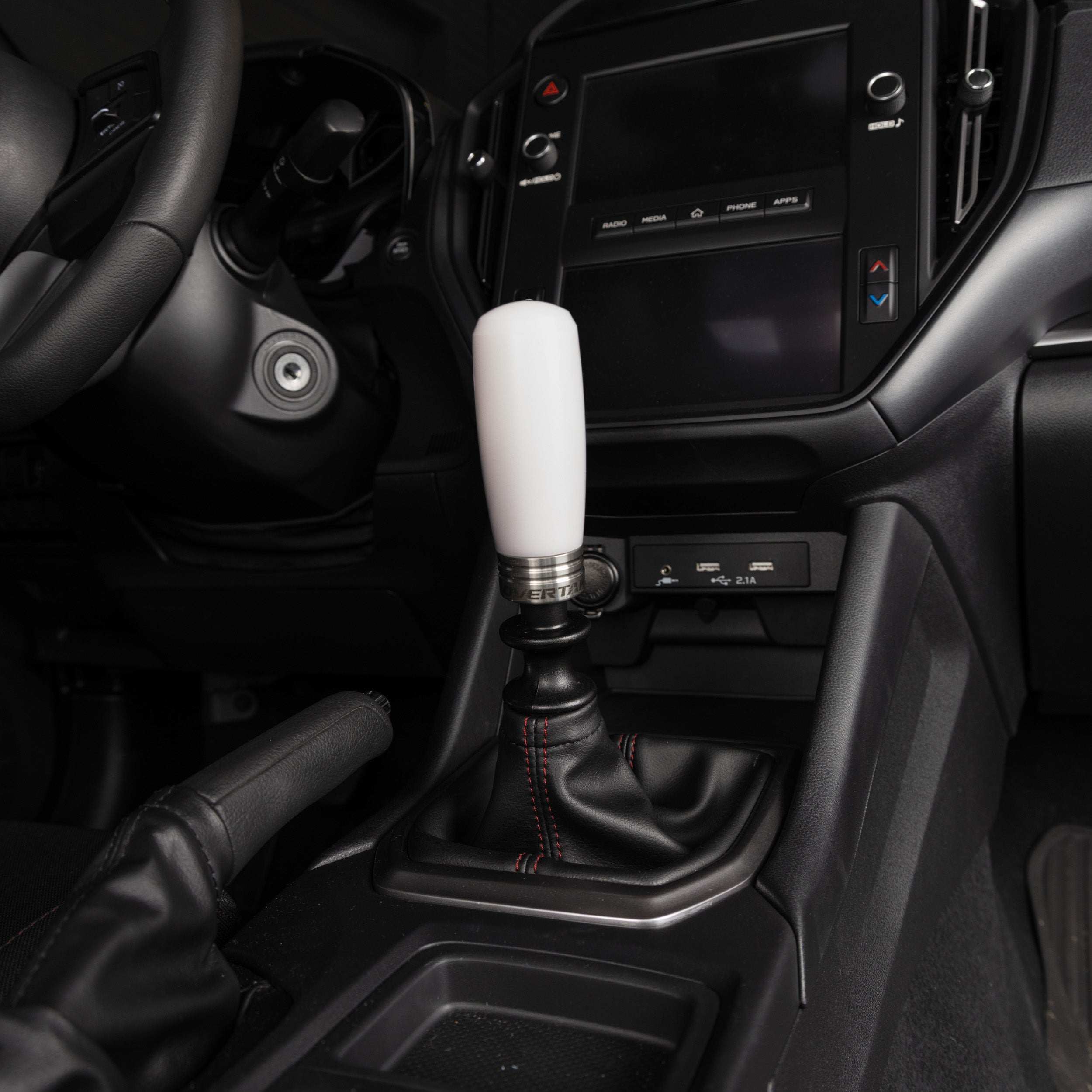 OVERTAKE ModKnob Weighted Delrin Shift Knob - Tall - Subaru Manual Transmission