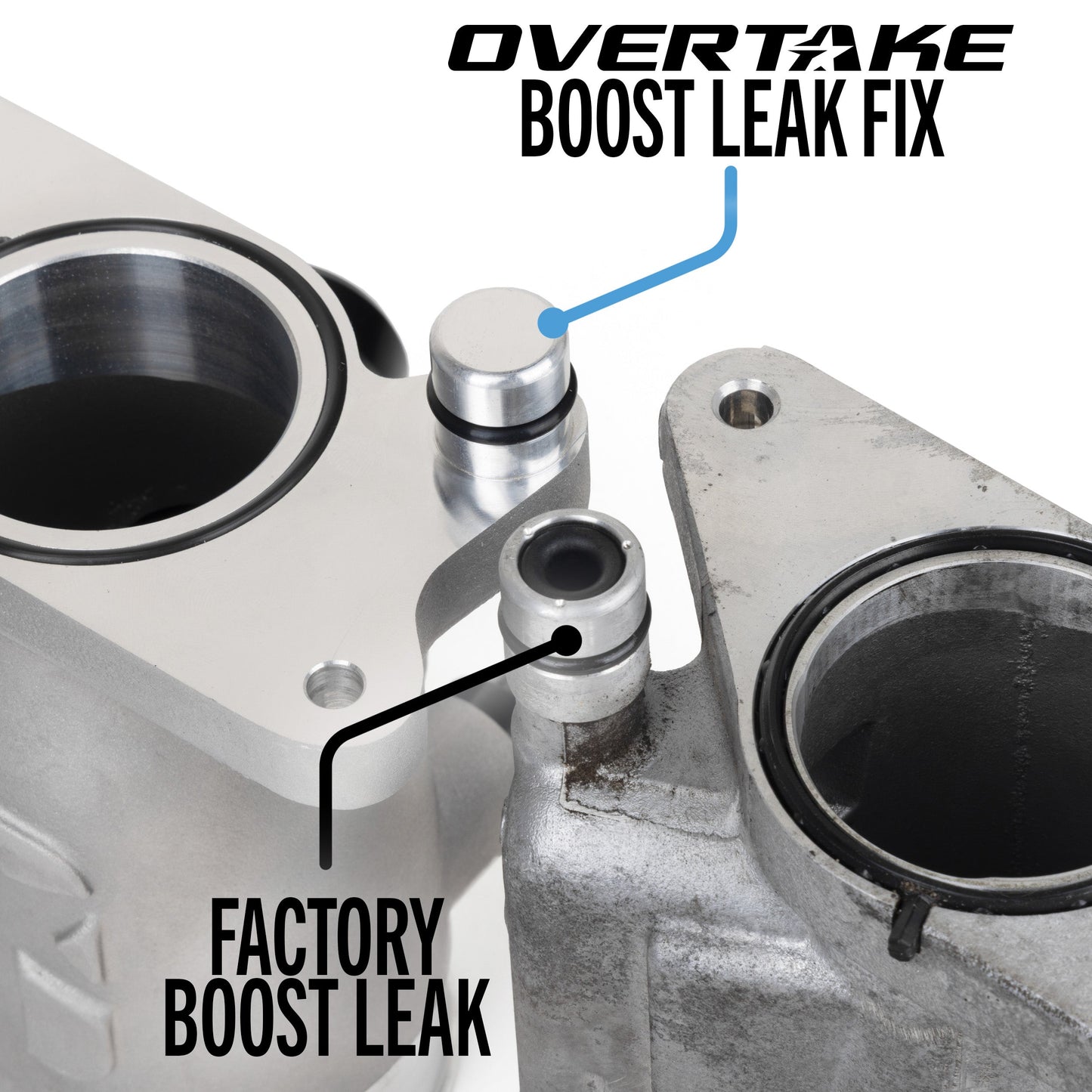 OVERTAKE Aluminum Turbo Inlet - Subaru 2022-2026 WRX