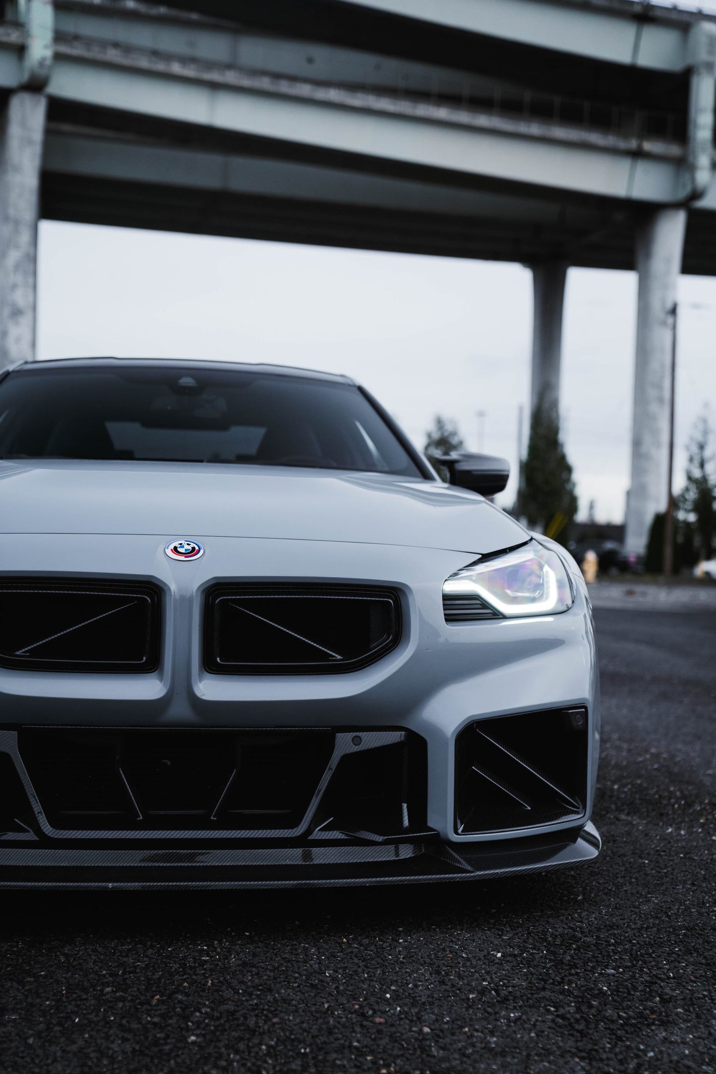 G87 SQ Dry Carbon Fiber Center Bumper Trim
