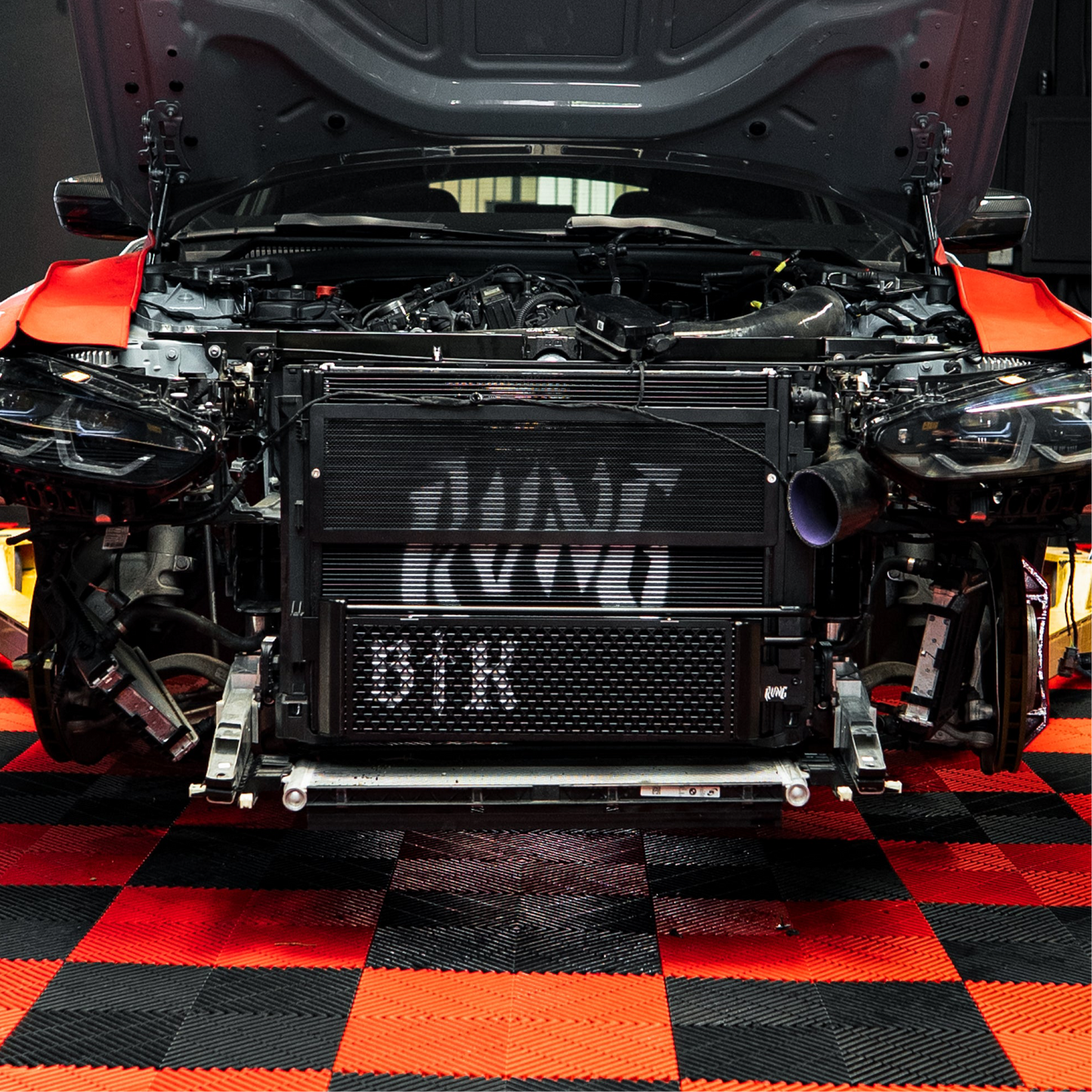 Rvng (G80,G82,G87) S58 Upgraded Core Transmission Oil Cooler w/ Built in Rock Guard | House of Apex - House of Apex