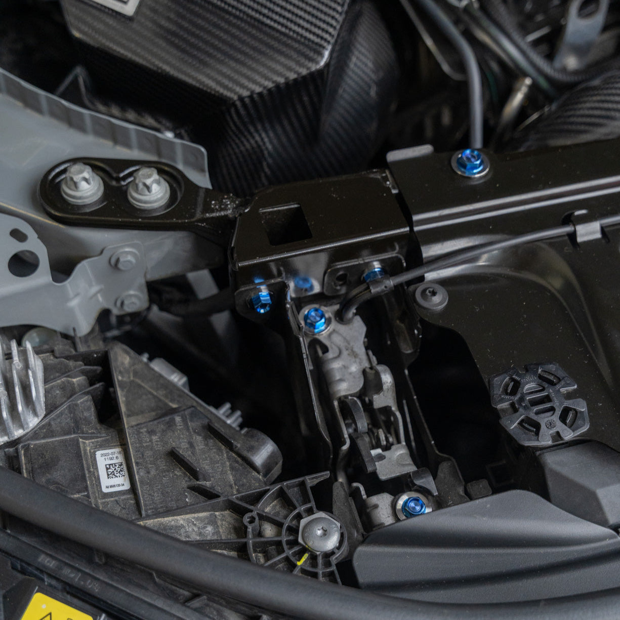 JDC Titanium Engine Bay Dress-Up Hardware Kit | 2021-2026 BMW M3/M4 | House of Apex - House of Apex