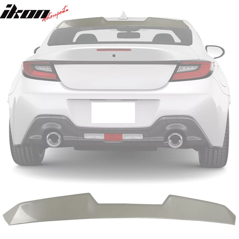2022-2025 Subaru BRZ GR86 #K1X White V Roof + TRD Trunk Spoiler ABS