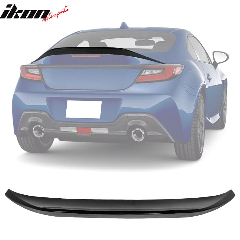 2022-2025 Subaru BRZ GR86 #D4S Black V Roof + TRD Trunk Spoiler ABS