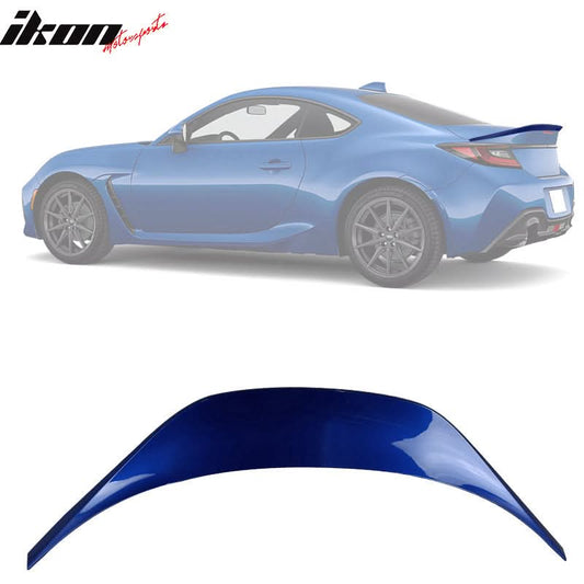 2022-2025 Subaru BRZ GR86 #K7X Blue IKON Roof + TRD Trunk Spoiler ABS