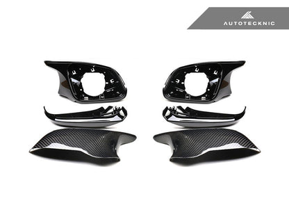 AutoTecknic Version III M-Inspired Dry Carbon Mirror Housing Kit - F30 3-Series | F87 M2