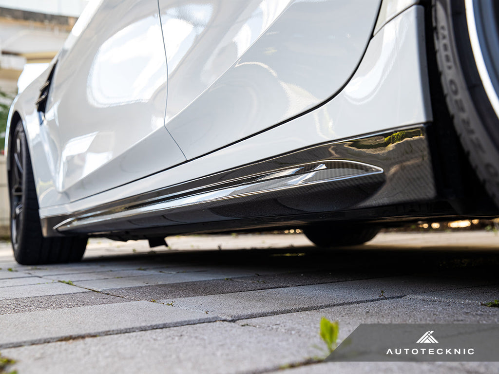 AutoTecknic Dry Carbon OEM-Spec Side Skirt Set - G80/ G81 M3