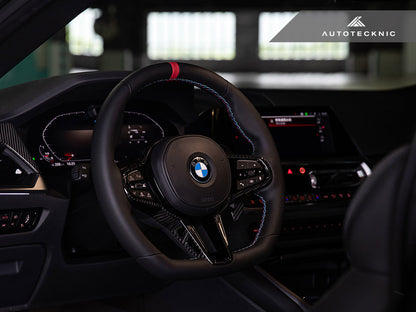 AutoTecknic LCI Carbon Steering Wheel Trim - G20