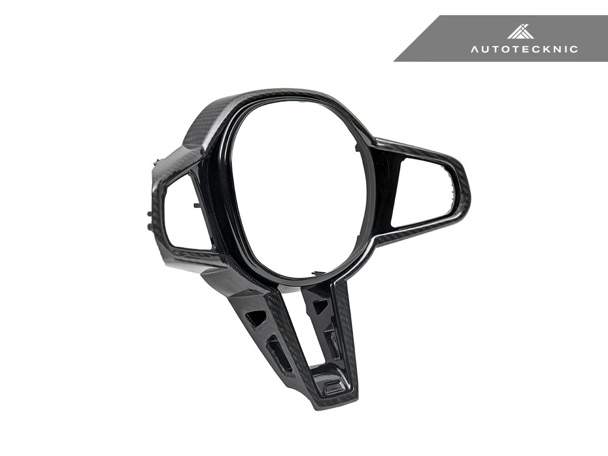 AutoTecknic LCI Carbon Steering Wheel Trim - G20