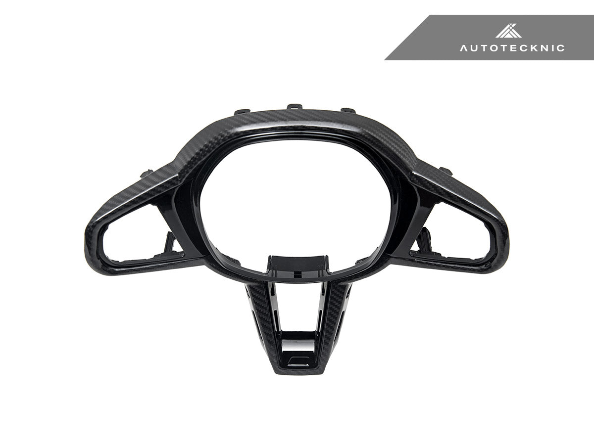 AutoTecknic LCI Carbon Steering Wheel Trim - G20