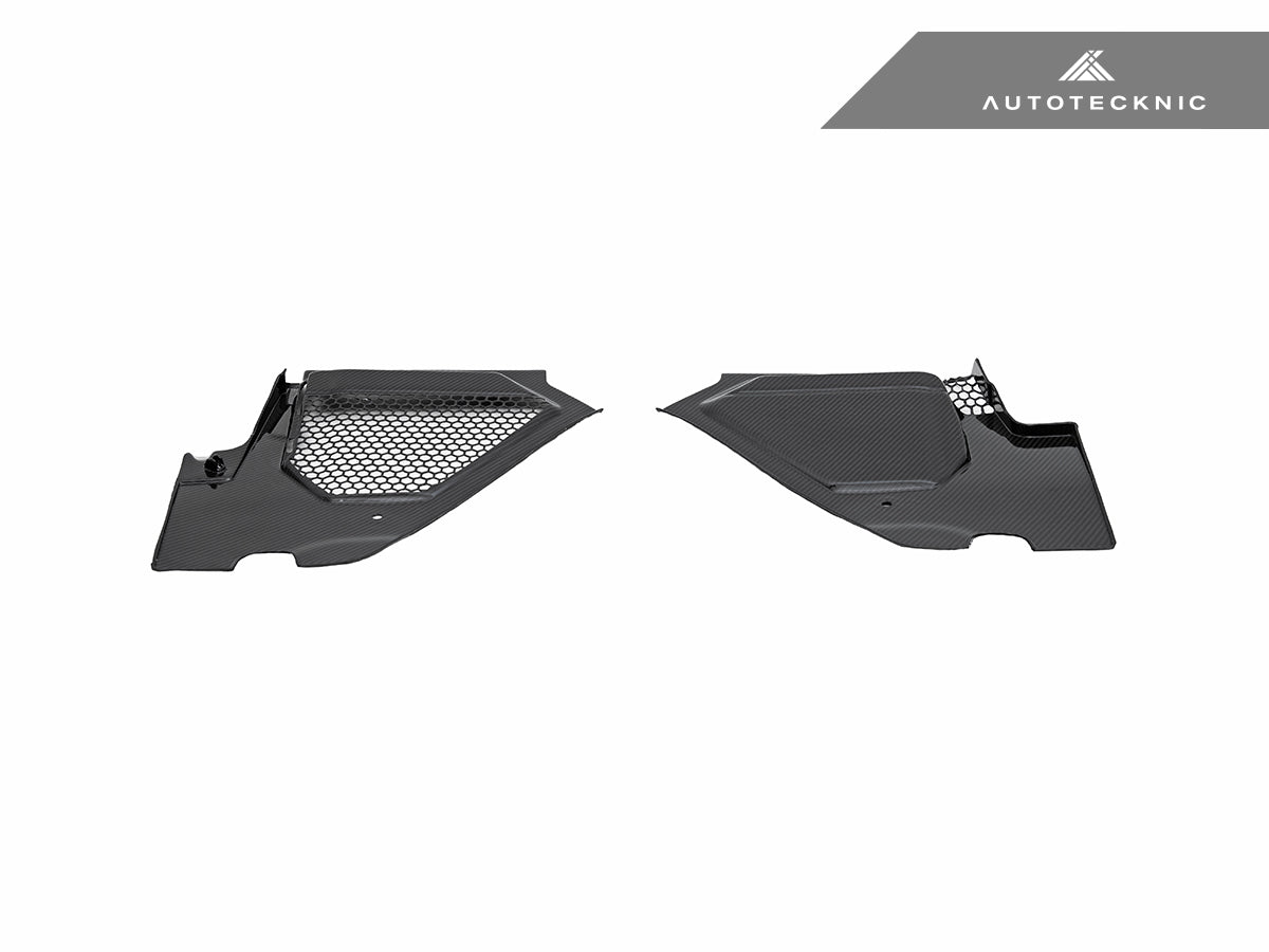 AutoTecknic Dry Carbon Engine Cowl Panel Trim Set - G20 M340I