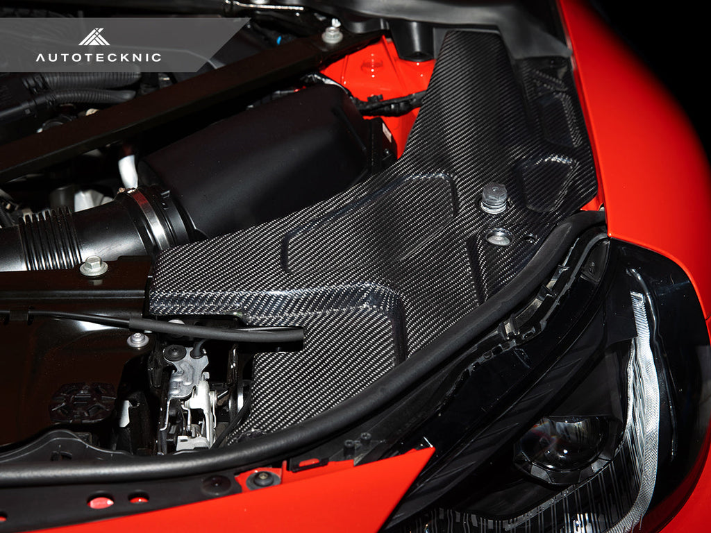 AutoTecknic Dry Carbon Engine Bay Trim Set - G87 M2