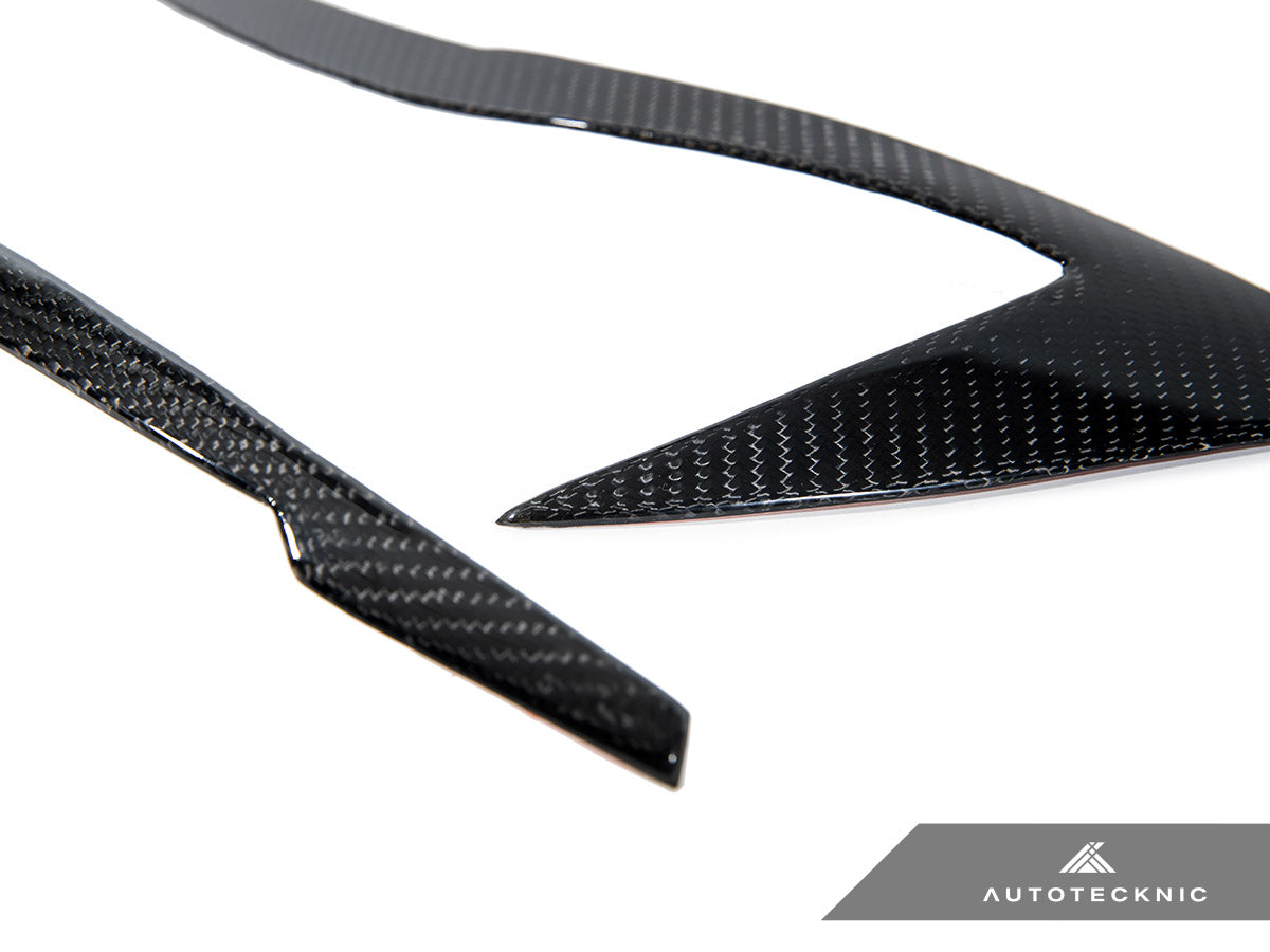 AutoTecknic Carbon Fiber Headlight Trim Set - G20 3-Series Pre-LCI