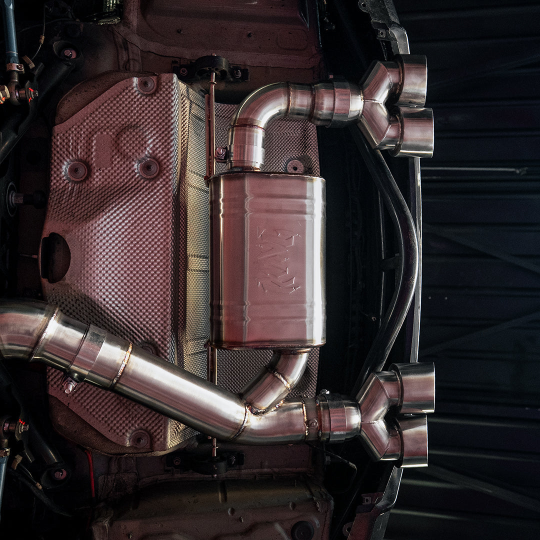Rvng Designed 4” True Single Valved Exhaust System (F80 M3/F82 M4) | House of Apex - House of Apex