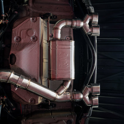 Rvng Designed 4” True Single Valved Exhaust System (F80 M3/F82 M4) | House of Apex - House of Apex