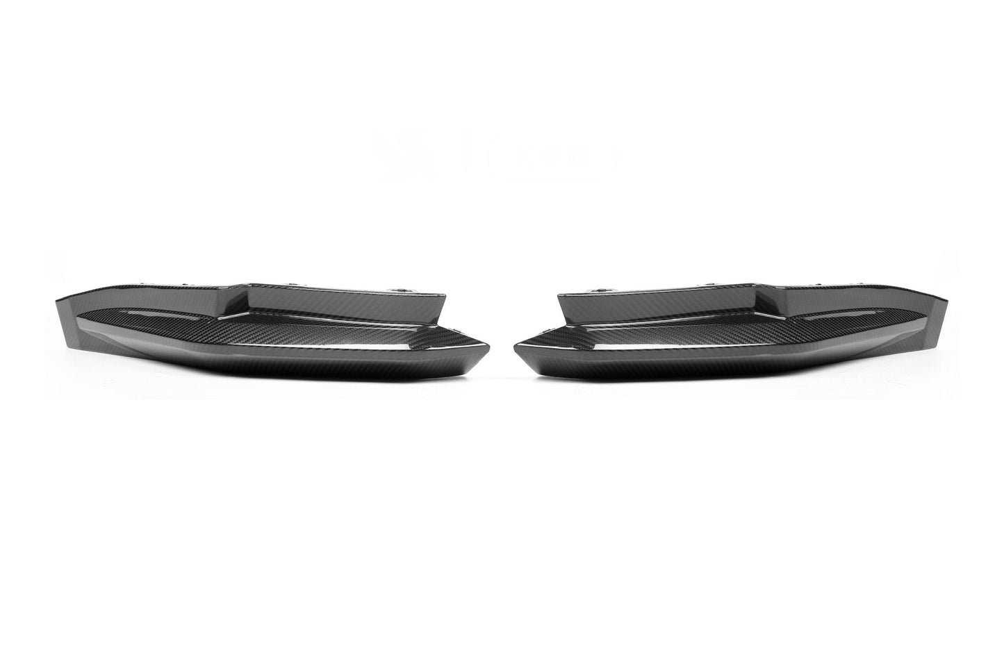 G8X Dry Carbon Fiber Rear OEM Style Replacement Bumper Splitters