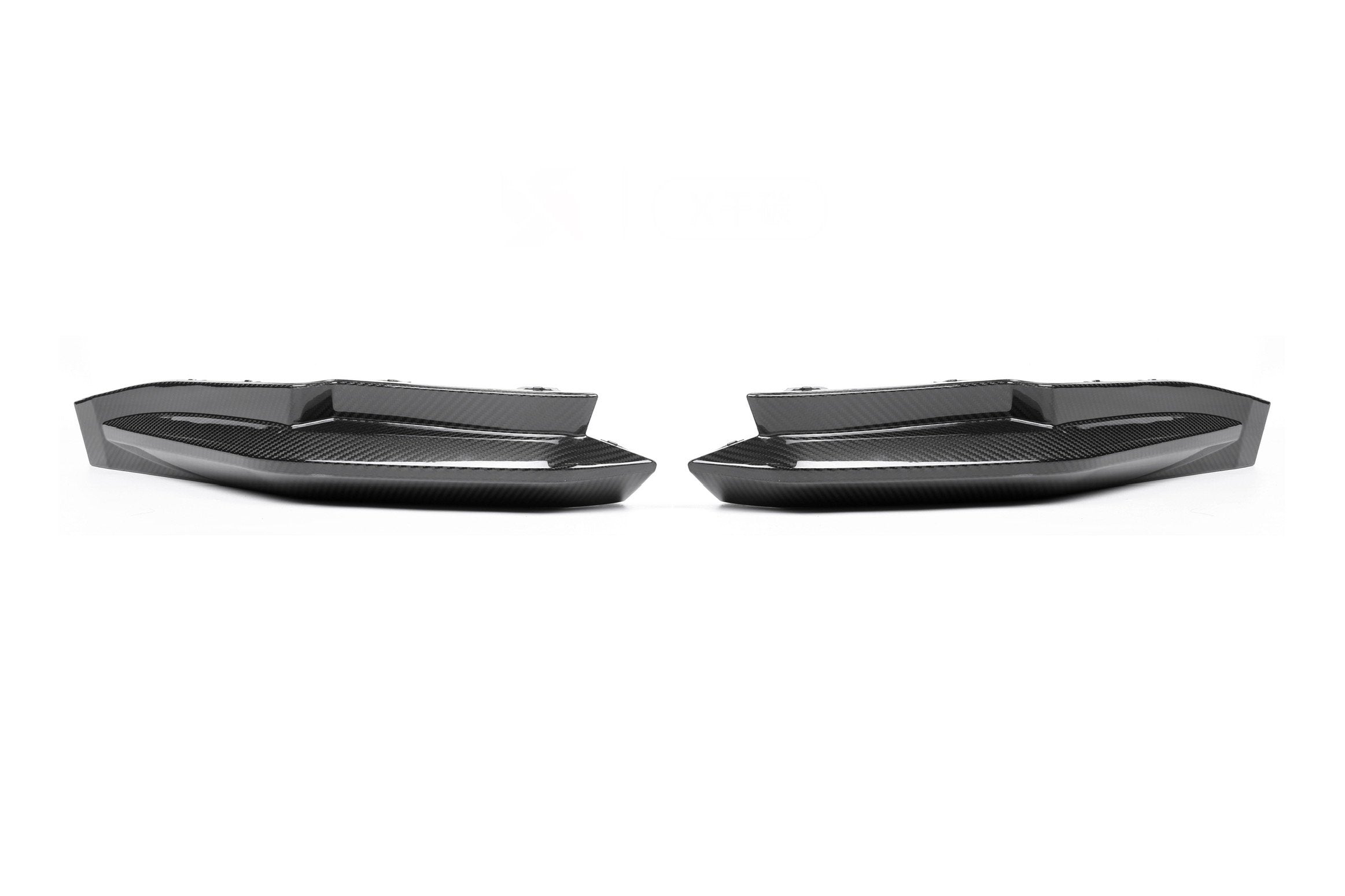 G8X Dry Carbon Fiber Rear OEM Style Replacement Bumper Splitters