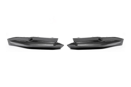G8X Dry Carbon Fiber Rear OEM Style Replacement Bumper Splitters