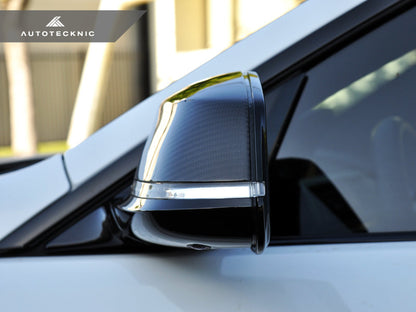 AutoTecknic Replacement Dry Carbon Mirror Covers - F30 3-Series | F87 M2