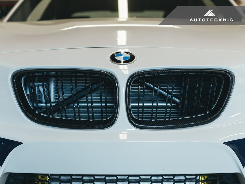 AutoTecknic Dual-Slats Carbon Fiber Front Grille Set - F87 M2