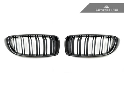 AutoTecknic Dual-Slats Carbon Fiber Front Grille Set - F80 M3/F82 M4