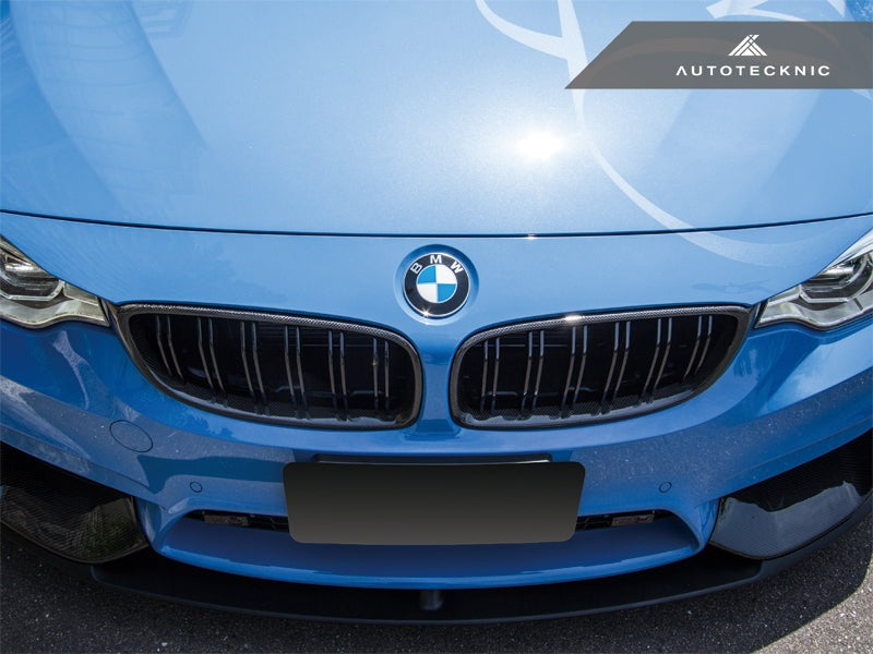 AutoTecknic Dual-Slats Carbon Fiber Front Grille Set - F80 M3/F82 M4