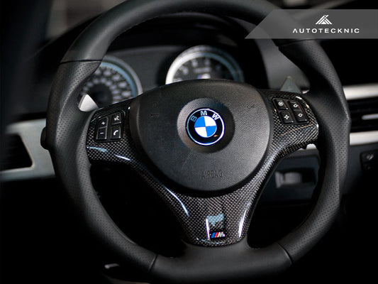 AutoTecknic Carbon Fiber Steering Wheel Trim - E9X M3