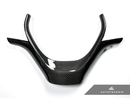 AutoTecknic Carbon Fiber Steering Wheel Trim - F30