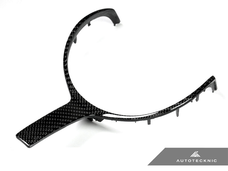 AutoTecknic Carbon Fiber M-Sport Steering Wheel Trim - F30