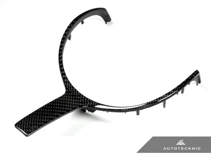 AutoTecknic Carbon Fiber M-Sport Steering Wheel Trim - F30