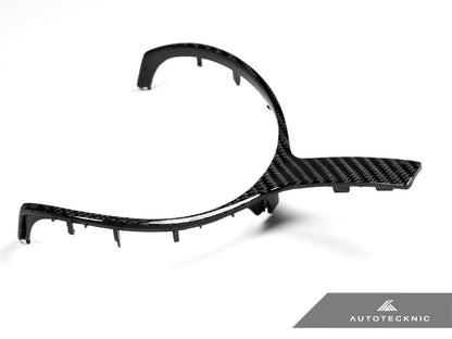 AutoTecknic Carbon Fiber M-Sport Steering Wheel Trim - F30