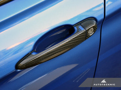 AutoTecknic Dry Carbon Fiber Door Handle Trims - F30