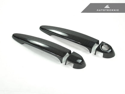 AutoTecknic Dry Carbon Fiber Door Handle Trims - F30