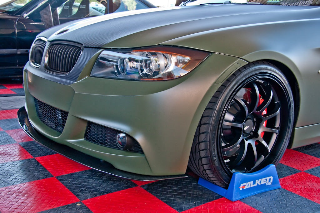 BMW E90 M-Sport Bumper Carbon Fiber Front Wind Splitter | House of Apex - House of Apex