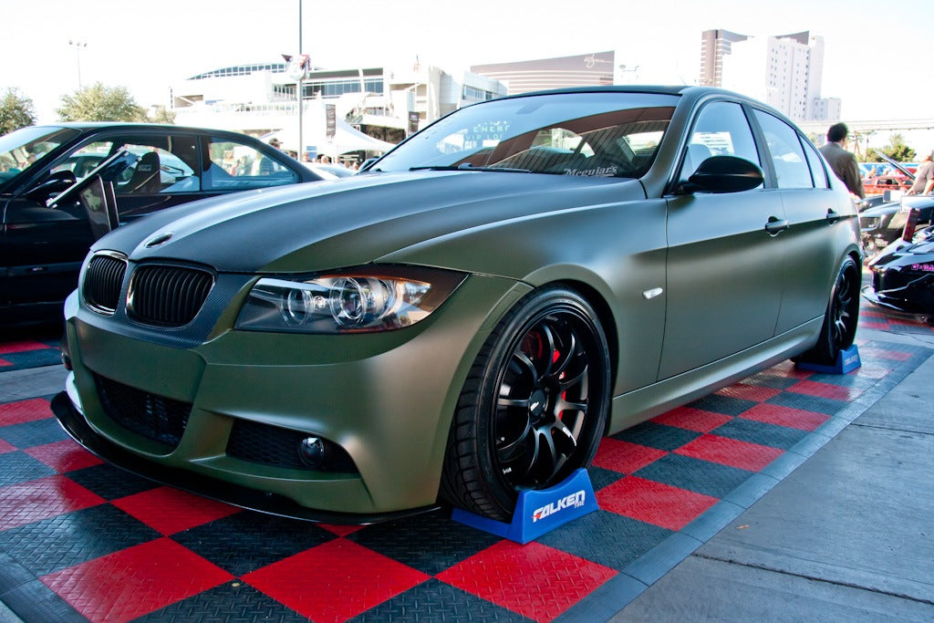 BMW E90 M-Sport Bumper Carbon Fiber Front Wind Splitter | House of Apex - House of Apex