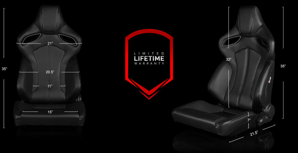 ORUE Series Sport Reclinable Seats - Priced Per Pair