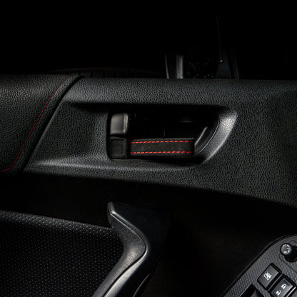 Billetworkz Alcantara Door Pull Strap Kit - Fits Subaru WRX/STI (2008-2021), BRZ (2013-2021), Crosstrek (2013-2017) & More